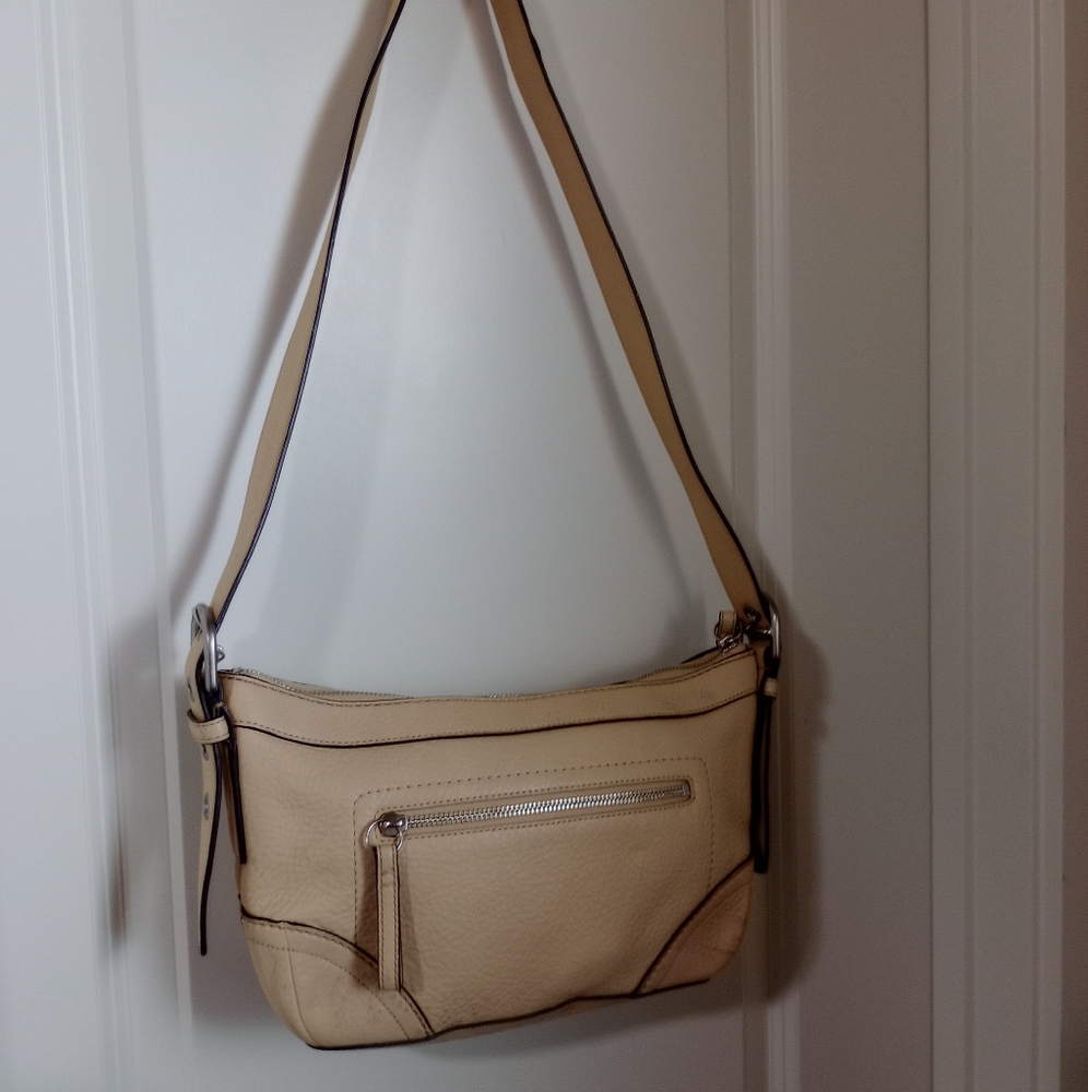 Tan Coach Shoulder Bag